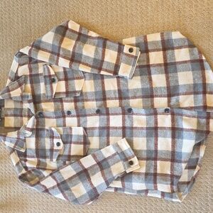 C’est Moi Flannel Shacket Sweater